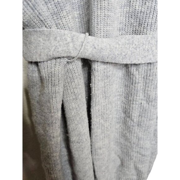 Banana Republic Ribbed Belted Cashmere Lambswool Blend Long Cardigan SZ M - Picture 7 of 9
